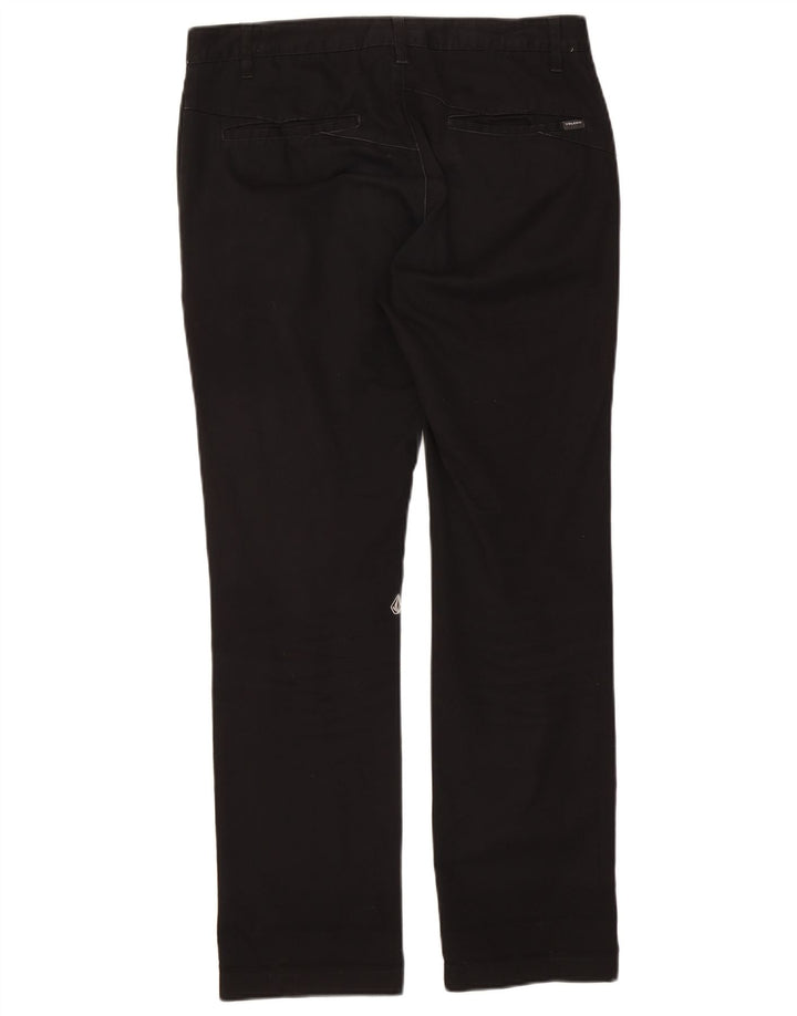 Мужские прямые брюки-чиносы Volcom W32 L31 черные