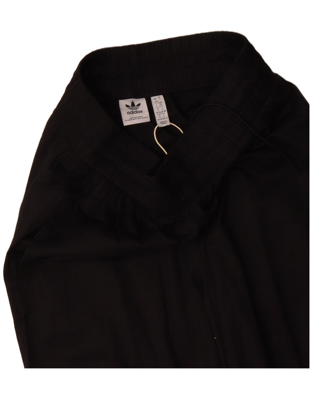 Женские брюки карго с высокой талией ADIDAS UK 8/10 Small W25 L28 Черные