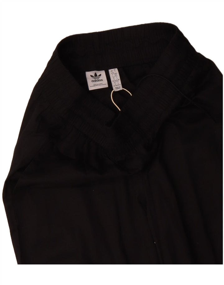 Женские брюки карго с высокой талией ADIDAS UK 8/10 Small W25 L28 Черные