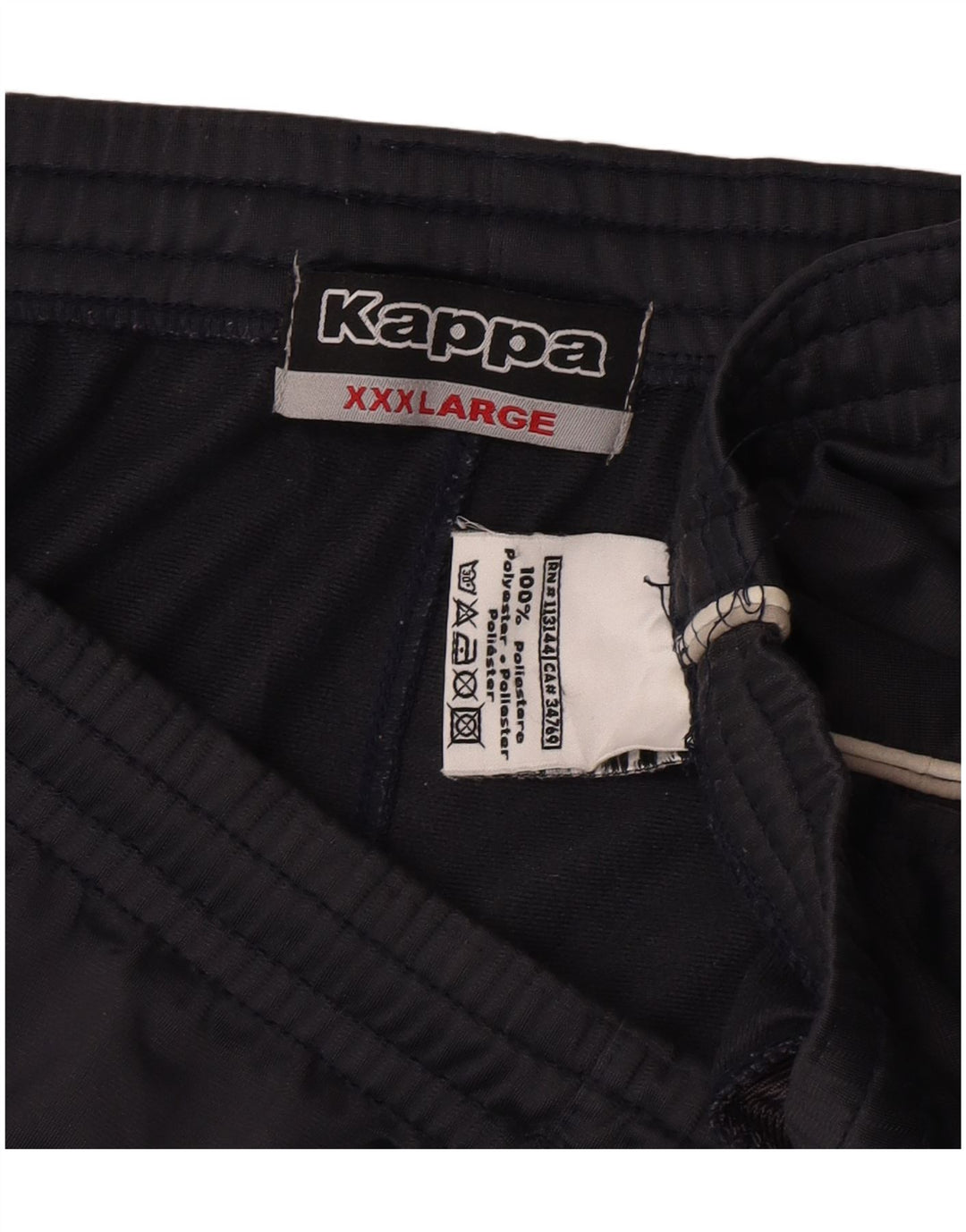 Спортивные брюки Kappa для мальчиков 15–16 лет, 3XL, серый полиэстер