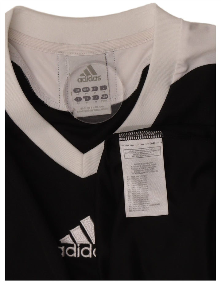 Мужская футболка Adidas Climalite Top Medium Black с цветными блоками из полиэстера