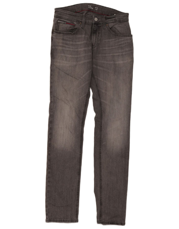 Женские узкие джинсы Tommy Hilfiger Scanton W32 L34 Серые хлопковые