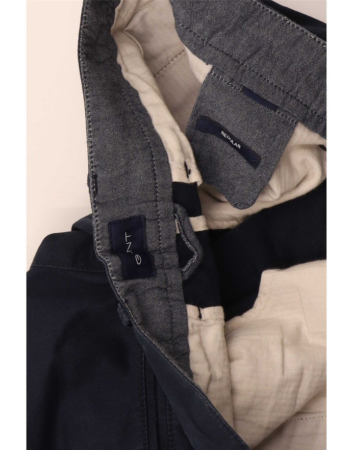 Мужские прямые брюки чинос Gant Regular W36 L31 темно-синие