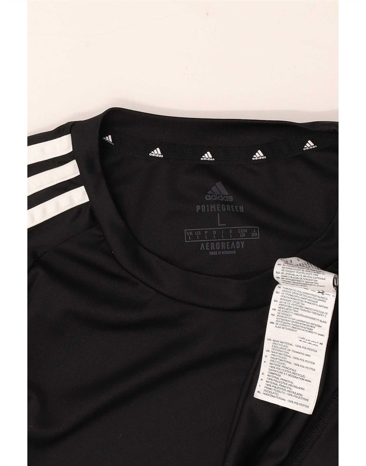 Мужская футболка Adidas Aeroready, большой черный полиэстер