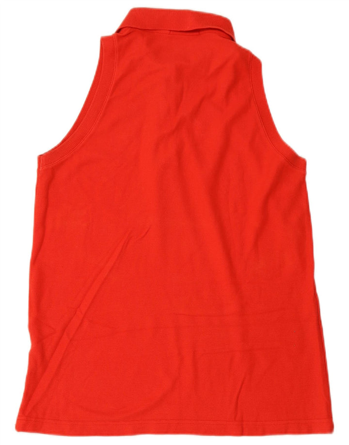 Женская рубашка поло без рукавов FILA IT 46, большая красная, хлопок