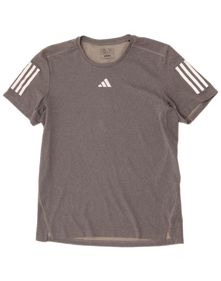 Мужская футболка Adidas Aeroready Regular Fit, большой серый полиэстер