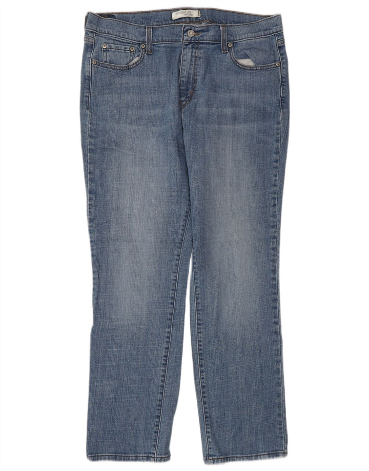 Женские прямые джинсы Levi's 505, США 14 XL W34 L30, синий хлопок