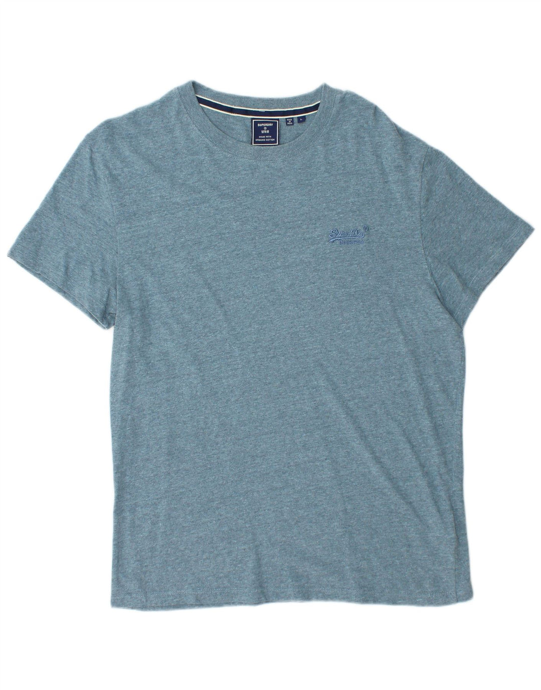 Мужская футболка Superdry, большой синий крапчатый хлопок