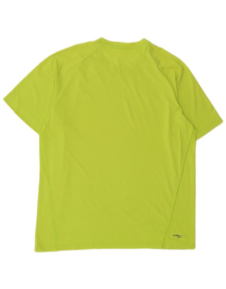 Мужская футболка ADIDAS Climalite, большая зеленая