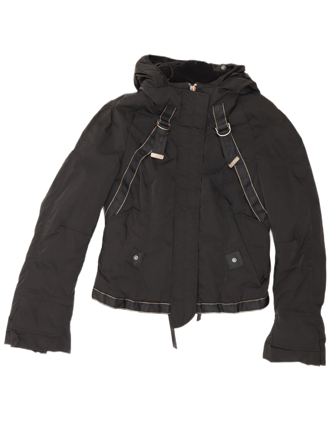 Женская утепленная куртка с капюшоном Marithe Francois Girbaud IT 42 Medium Black