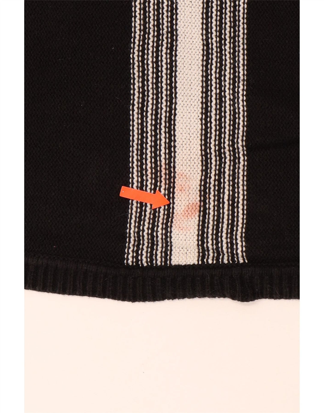 CALVIN KLEIN Мужской джемпер с вырезом «лодочка» из хлопка среднего размера, черная полоска