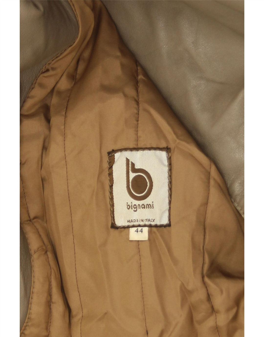 Куртка женская кожаная Bignami IT 44 Medium Grey