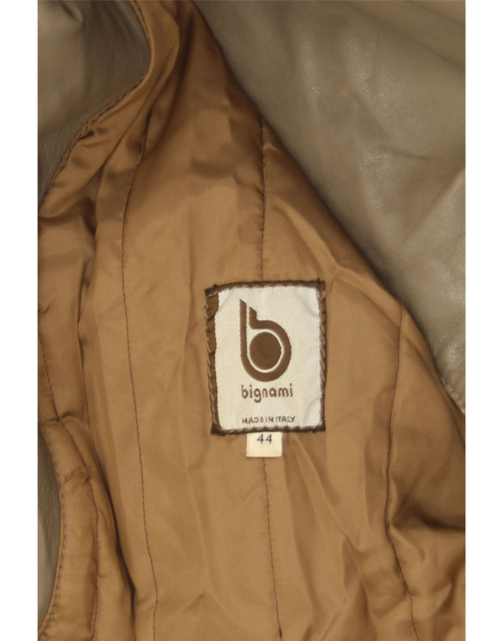 Куртка женская кожаная Bignami IT 44 Medium Grey