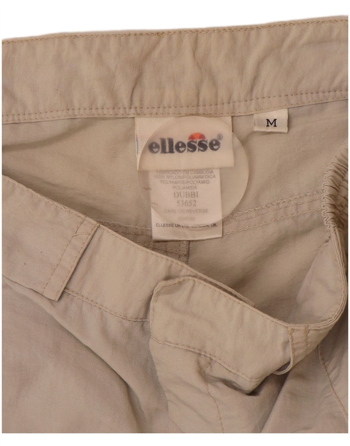 Мужские прямые брюки карго Ellesse Medium W30 L30 бежевые из полиамида