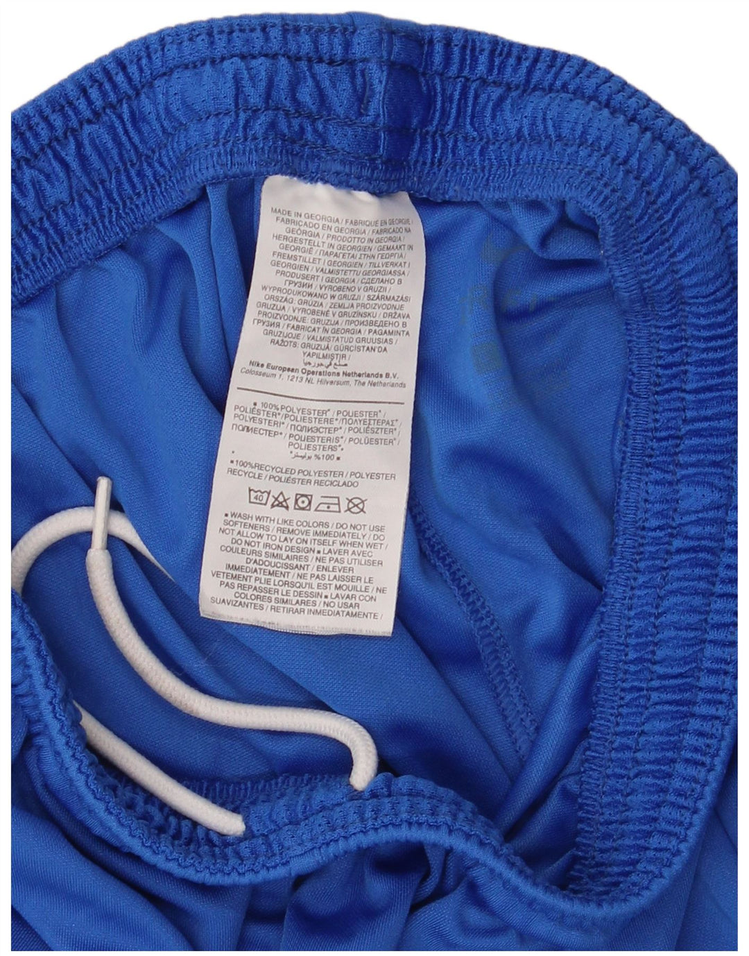 Мужские спортивные шорты Nike Dri Fit, маленькие синие, полиэстер