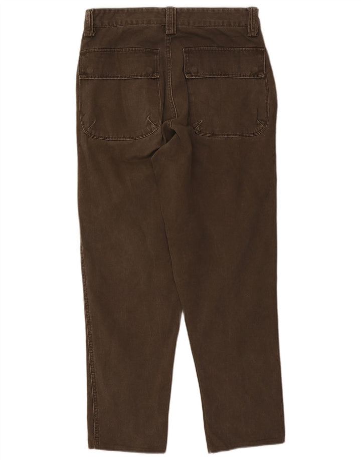 Bromfield Мужские прямые брюки карго IT 48 Medium W30 L27 Коричневые, хлопок