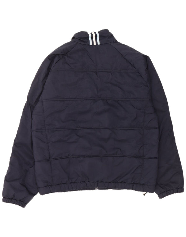 Мужская утепленная куртка Adidas UK 42 XL Темно-синий полиэстер