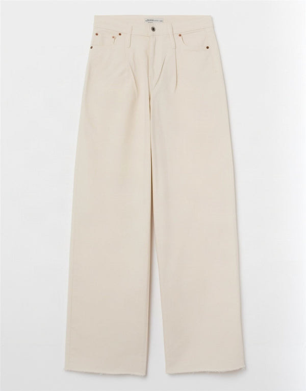 Женские широкие джинсы с высокой талией Zara EU 36 XS W26 L32, белый хлопок
