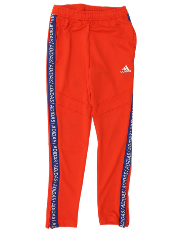 Женские спортивные брюки Adidas с графическим рисунком XS Оранжевые