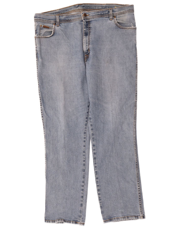 Мужские прямые джинсы Wrangler Texas Stretch W40 L30, синий хлопок
