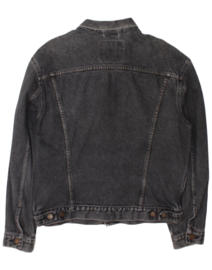 Мужская джинсовая куртка Levi's UK 40, большая серая, хлопок