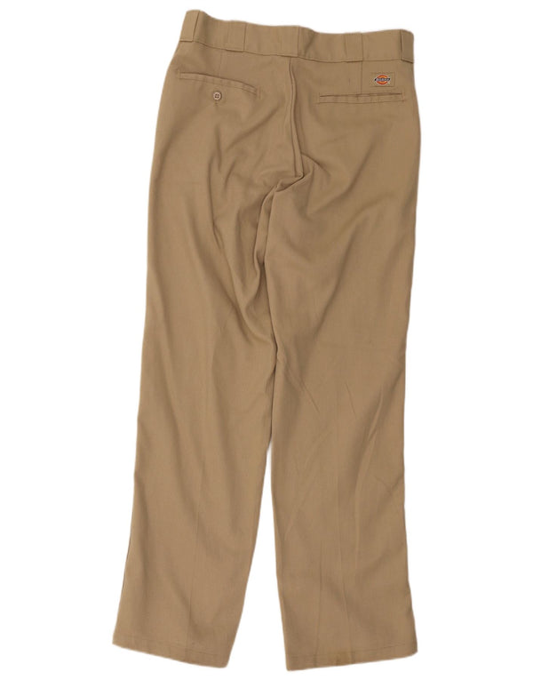 Мужские прямые брюки чинос Dickies 874 W32 L32 бежевого цвета из полиэстера