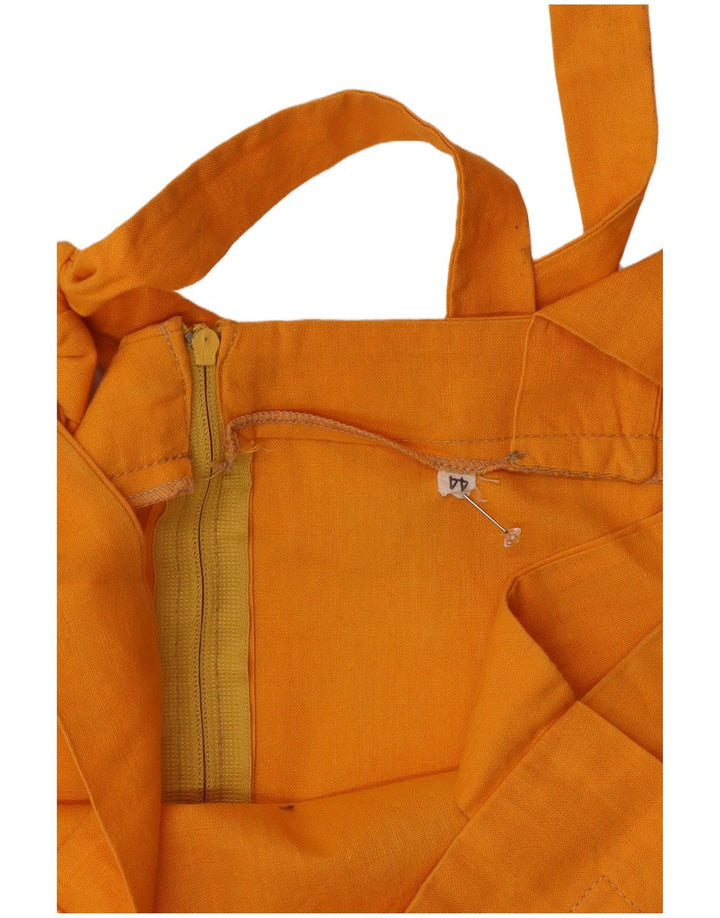 Винтажный женский сарафан без рукавов IT 44 Средний Оранжевый