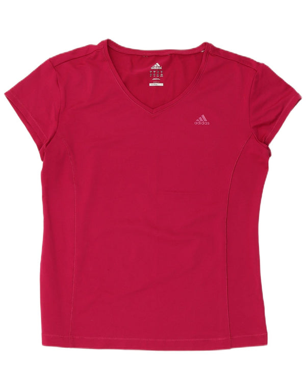 Женская футболка Adidas Climalite Top UK 22 3XL Розовый