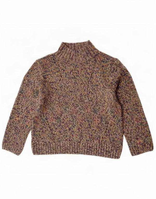 Fat Face Womens Turtle Neck Jumper Sweater UK 14 Large Multicoloured