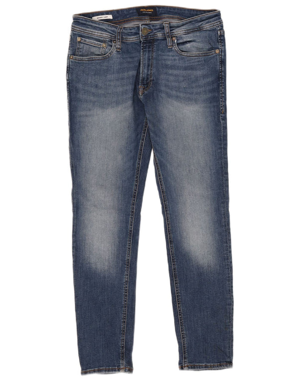Мужские джинсы скинни Jack & Jones Liam W32 L27, синий хлопок