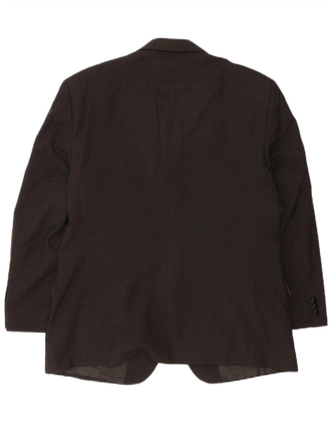 Мужской короткий пиджак на двух пуговицах Marks & Spencer UK 42 XL, черный полиэстер