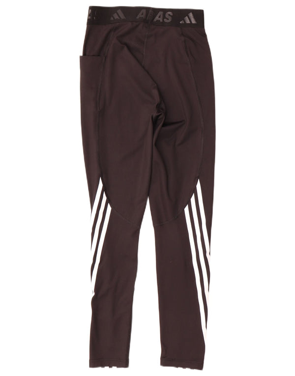 Женские леггинсы Adidas Aeroready с рисунком UK 8/10, маленькие черные