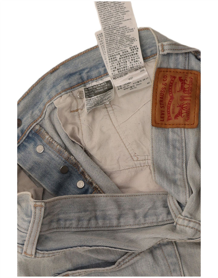 Женские джинсовые шорты LEVI'S 501 W27, маленькие синие, хлопок