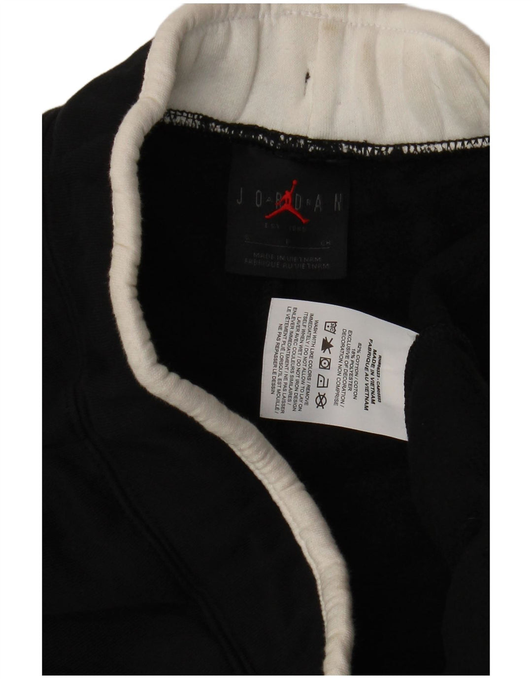 Женские спортивные брюки с графическим рисунком JORDAN, брюки для бега, Великобритания, 10 маленьких размеров, черный хлопок