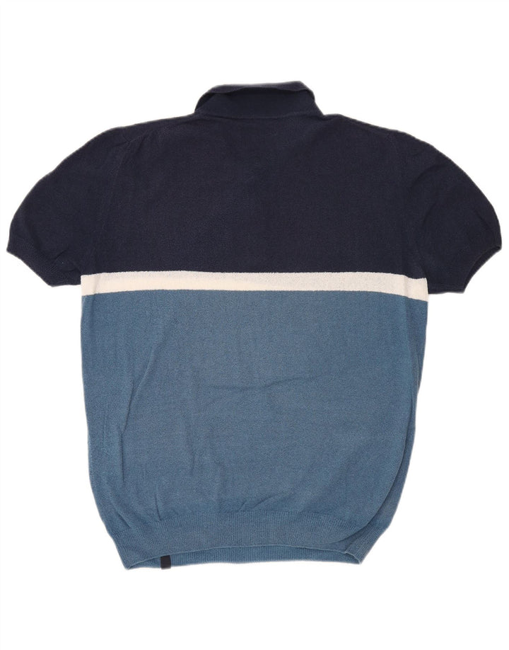Мужская рубашка-поло Fay IT 48 Medium Navy Blue Colorblock