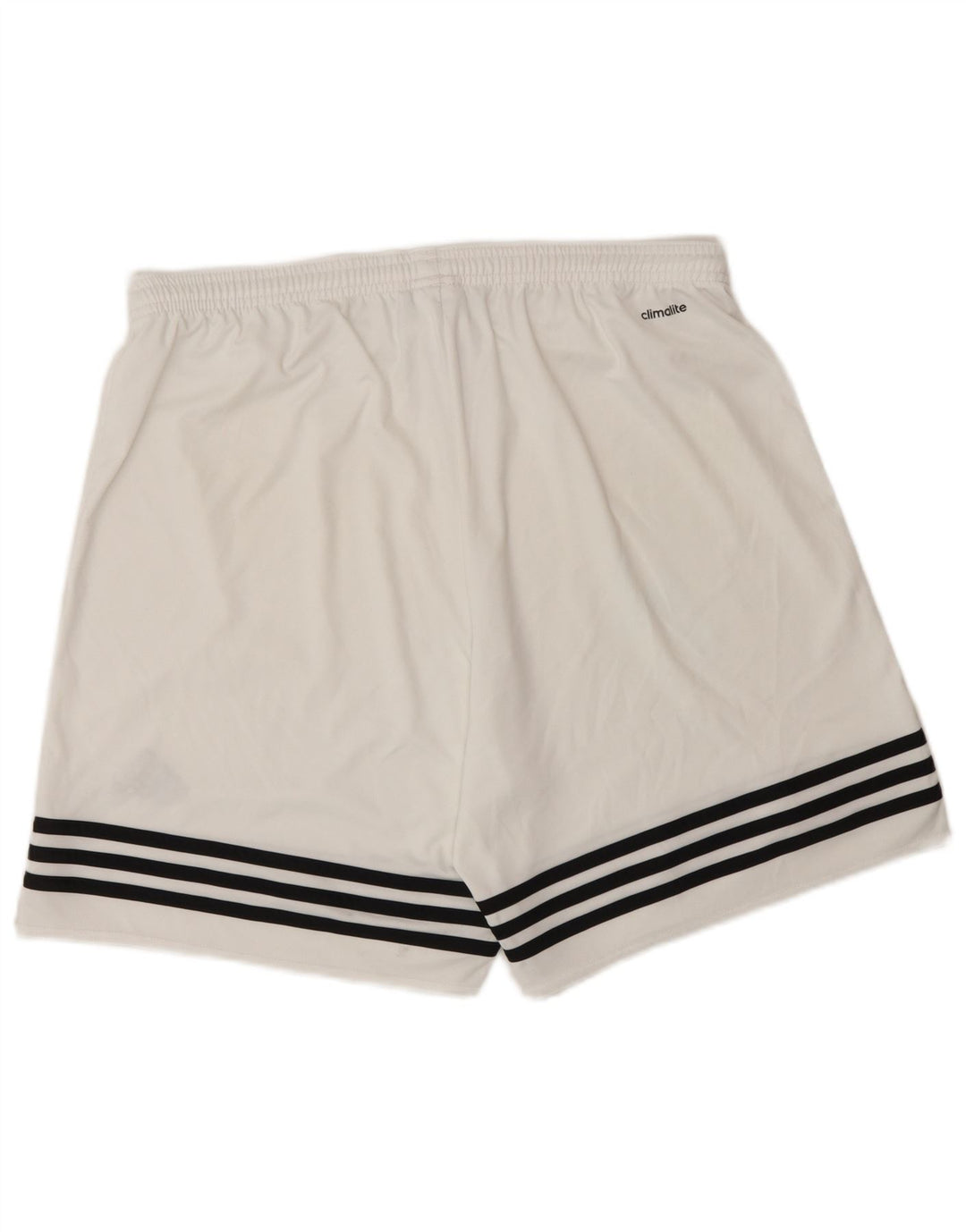 Мужские спортивные шорты Adidas Climalite, большие белые полиэстеровые шорты