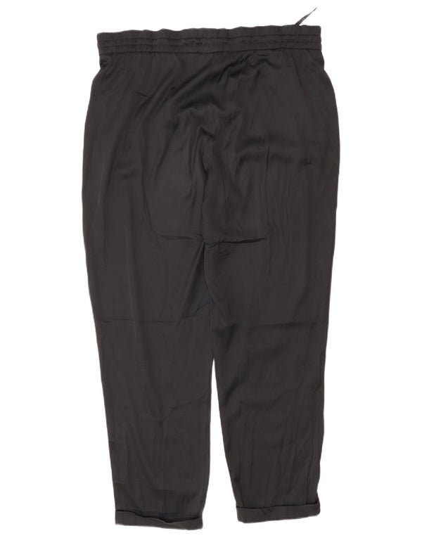 Женские повседневные брюки Benetton Regular W30 L27, черные, полиэстер