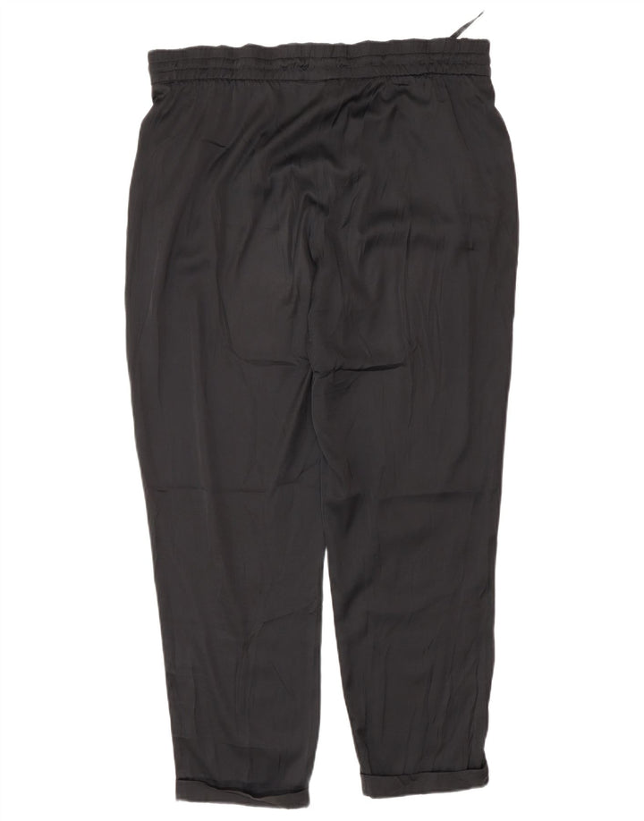 Женские повседневные брюки Benetton Regular W30 L27, черные, полиэстер