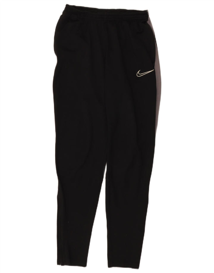 Мужские спортивные брюки Nike Dri Fit, маленькие черные полиэстер с цветными блоками
