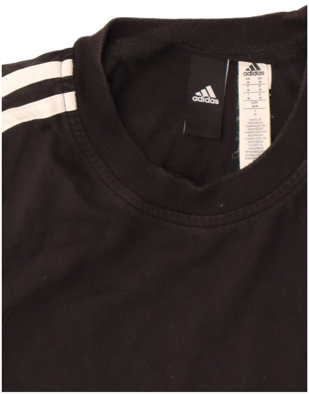 Мужская футболка Adidas Top Medium Black Cotton