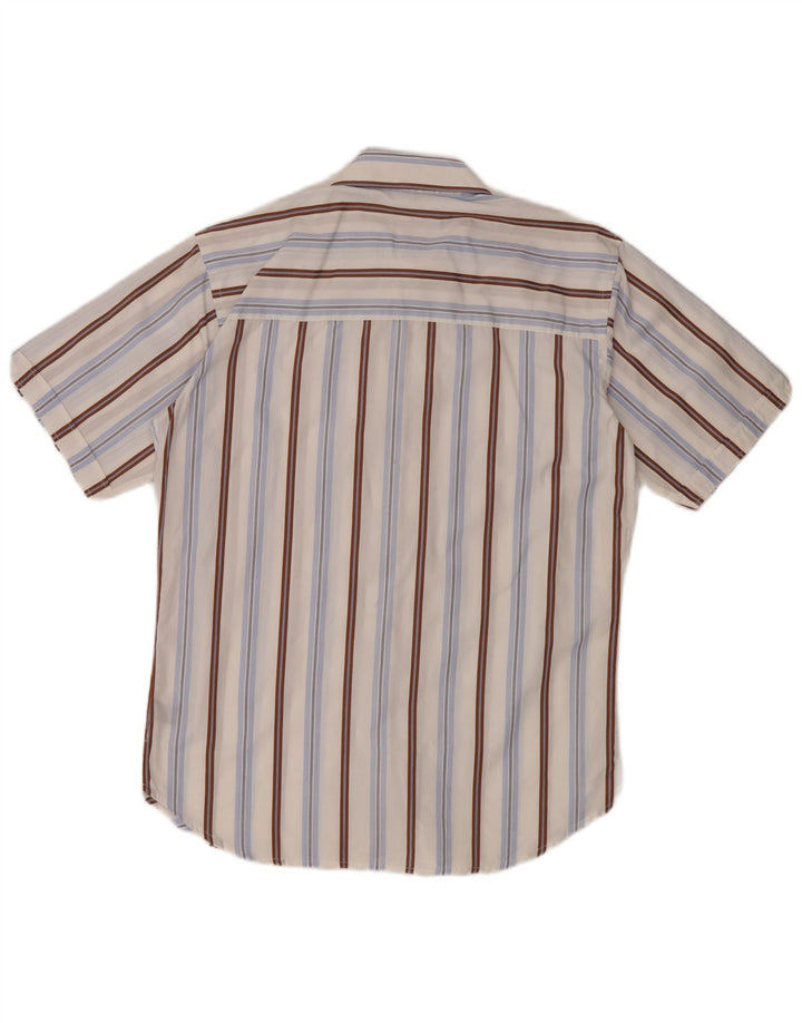 Рубашка мужская с коротким рукавом PIERRE CARDIN, средняя, разноцветная в полоску