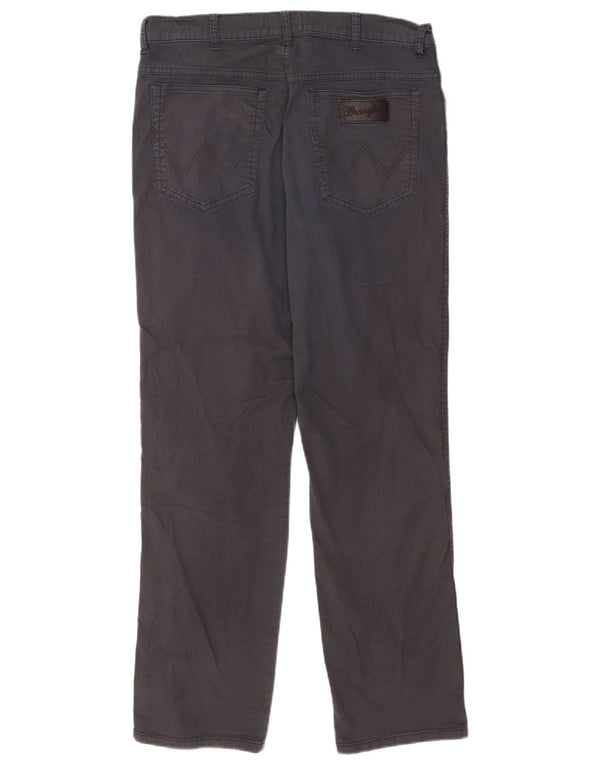 Мужские прямые повседневные брюки Wrangler Texas W34 L32, темно-синие, хлопковые