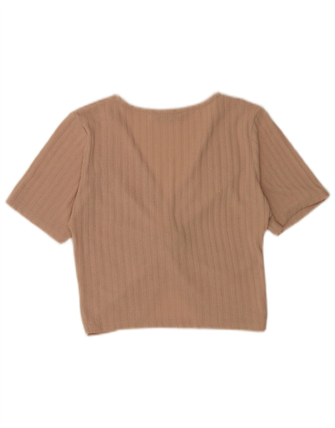 Женская укороченная блузка Zara UK 10, маленький бежевый