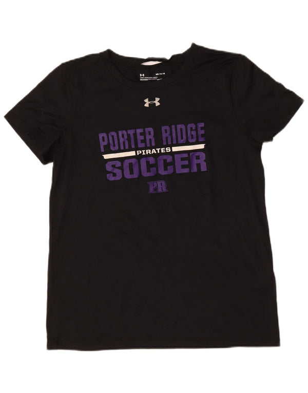 Женская футболка с рисунком Under Armour Top UK 14, средний черный