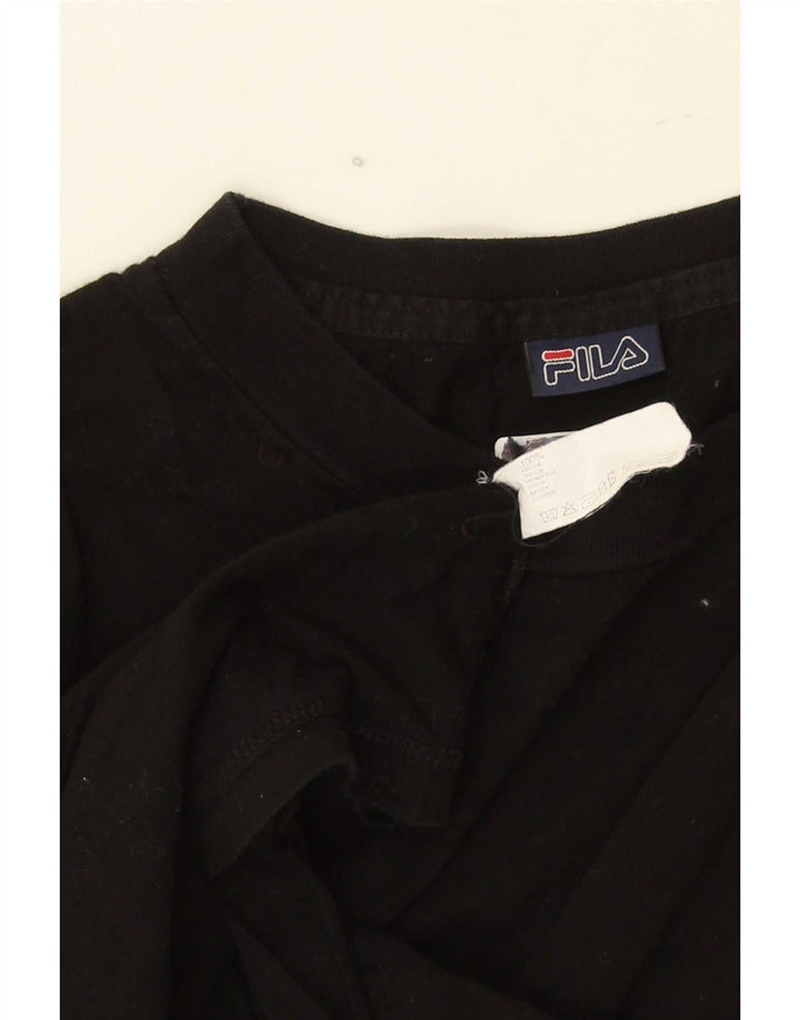 Мужская футболка Fila Top Medium Black Cotton