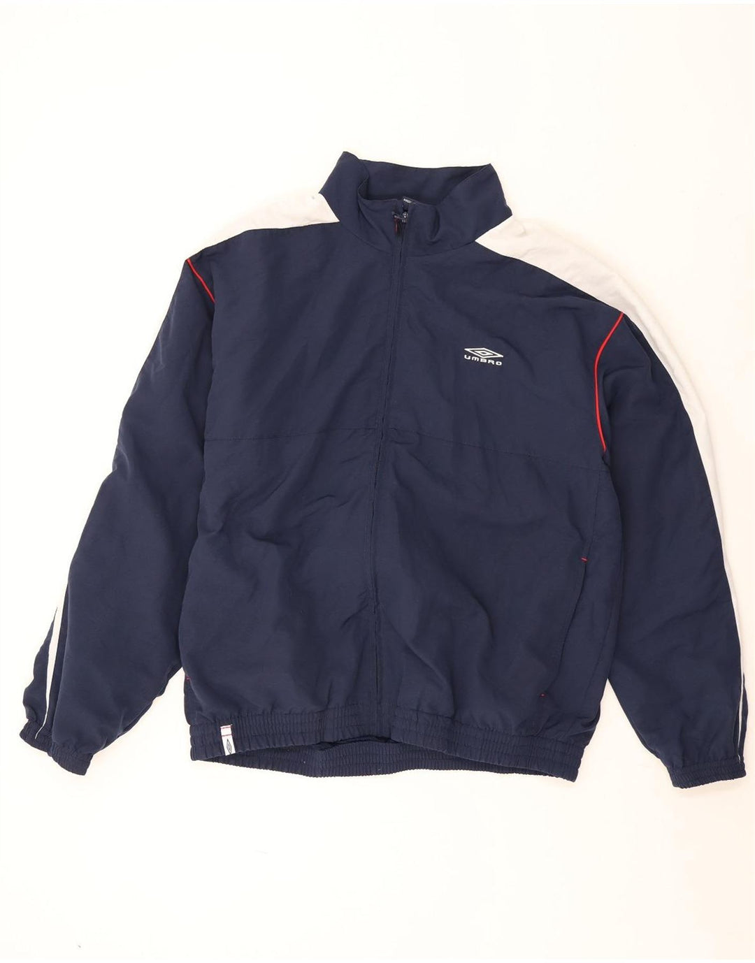 Umbro Мужской спортивный костюм с графическим рисунком, верхняя куртка XL, темно-синий, полиэстер с цветными блоками