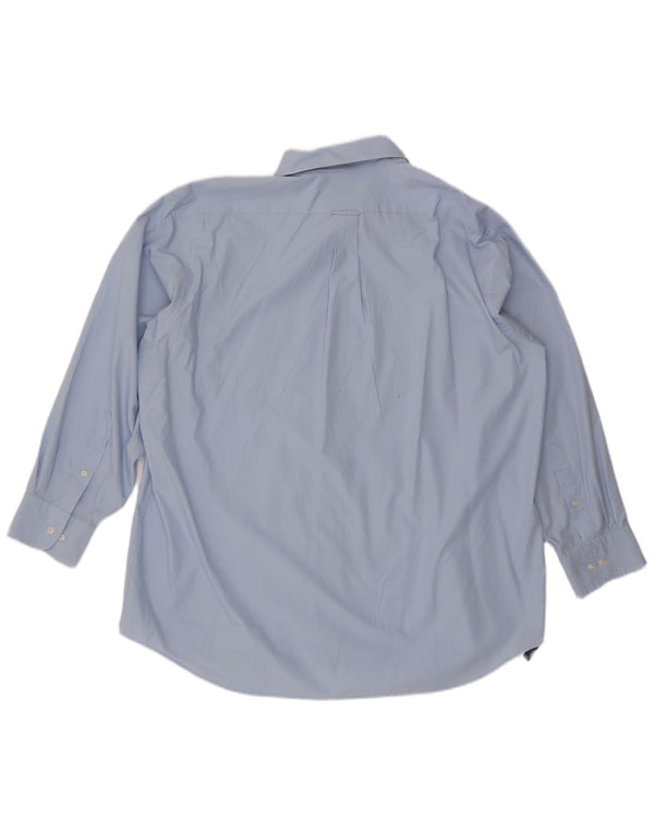 Мужская рубашка IZOD, размер 17 1/2 XL, синяя, хлопок