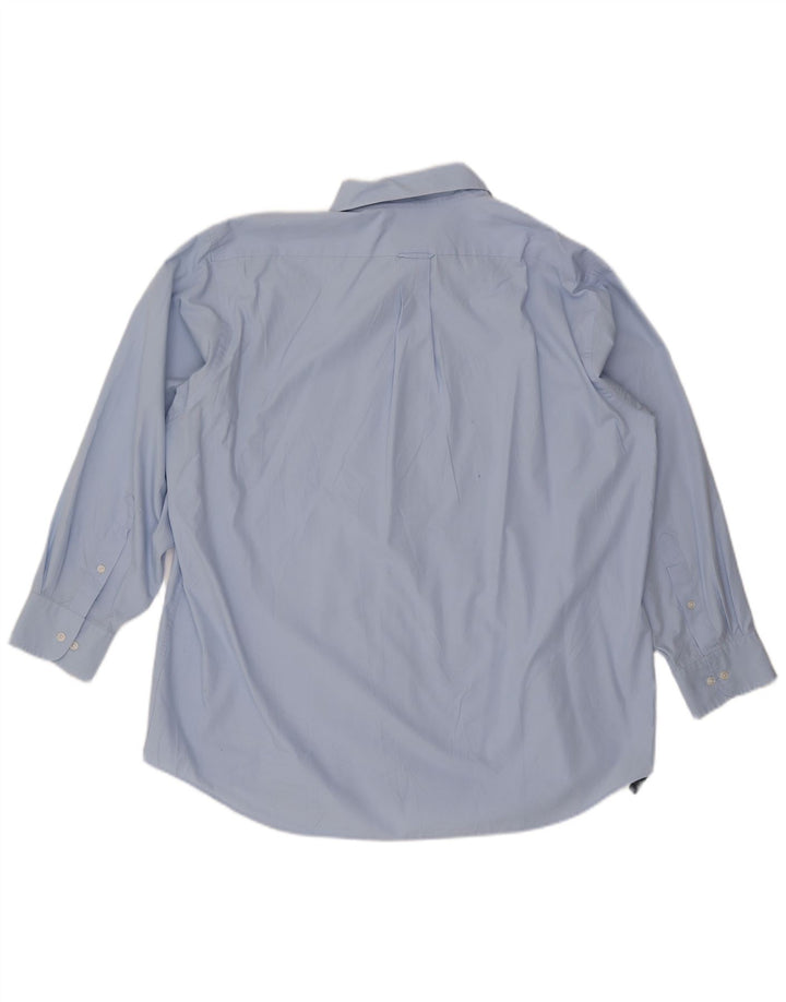 Мужская рубашка IZOD, размер 17 1/2 XL, синяя, хлопок