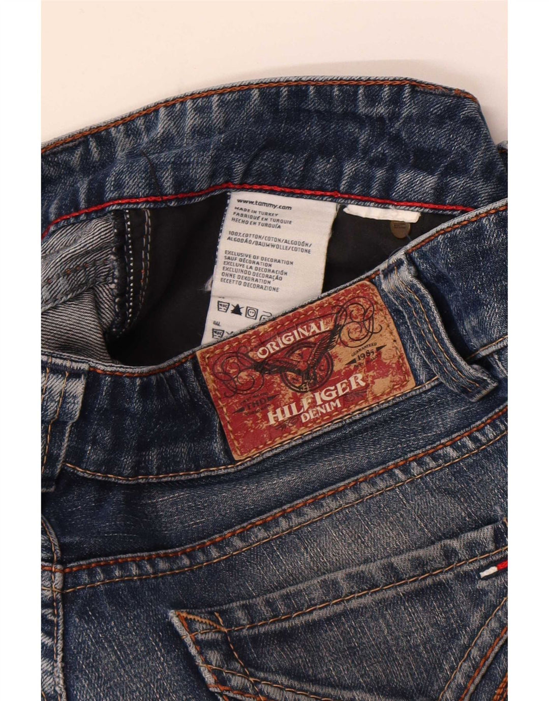 Женские джинсы Bootcut Tommy Hilfiger W28 L34 синие, хлопок