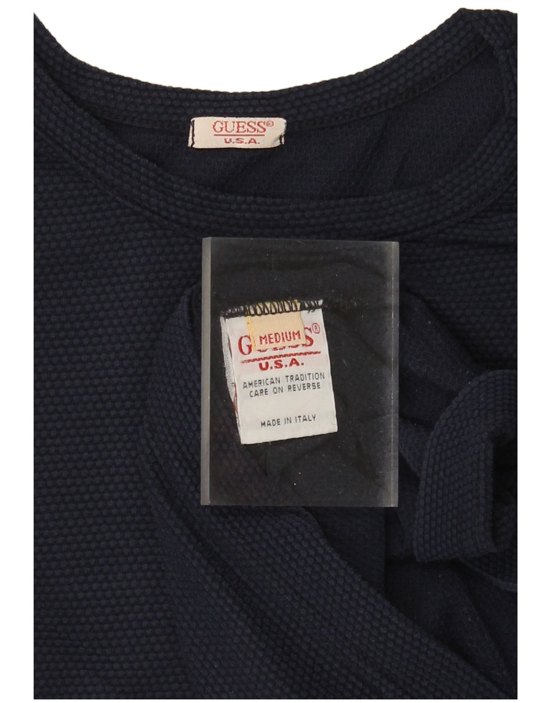 GUESS Женская футболка Top UK 12 Medium Navy Blue